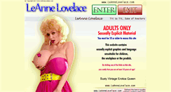 Desktop Screenshot of leannelovelace.com